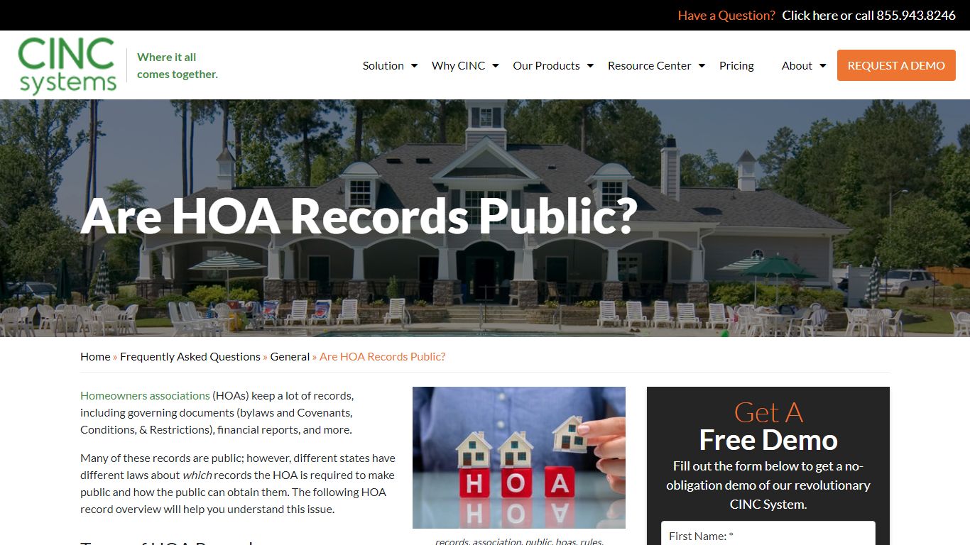 Are HOA Records Public? | CINC Systems